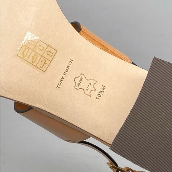 Tory Burch Eleanor Block-Heel Slingback Sandals size 10.5 - Picture 13 of 13